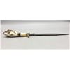 Image 7 : Bowie Style Knife with Antler Handle