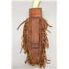 Image 4 : Bone Handled Knife with Fringed Sheath