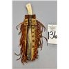 Image 9 : Bone Handled Knife with Fringed Sheath