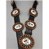 Image 2 : Coral Cabochon and Inlay Concho Belt
