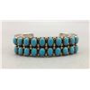 Image 1 : Two Row Sleeping Beauty Turquoise Bracelet