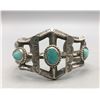 Image 1 : Vintage Three Stone Turquoise Bracelet