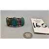 Image 8 : Vintage Three Stone Turquoise Bracelet