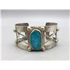 Image 1 : Sterling Silver and Turquoise Bracelet
