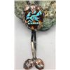 Image 1 : Nice 1960s Zuni Inlay Bolo Tie