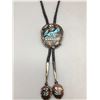 Image 2 : Nice 1960s Zuni Inlay Bolo Tie