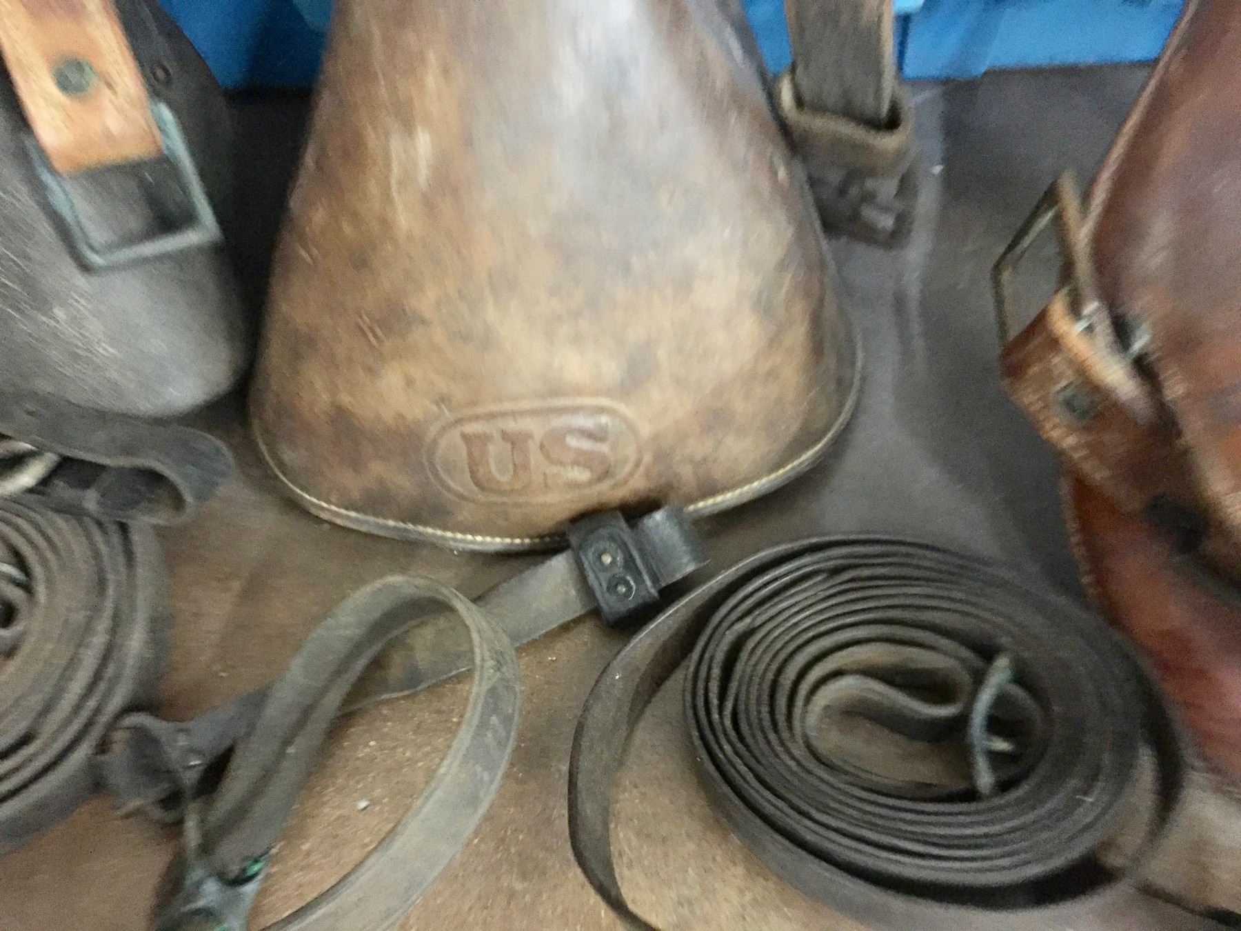 Numerous McClellan Saddle Parts, Etc.
