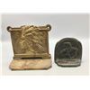 Image 1 : Early Brass and Bronze Book Ends