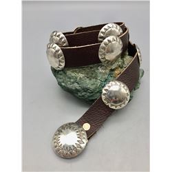 Sterling Silver Concho Belt