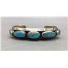 Image 2 : Mid Century Five Stone Turquoise Bracelet