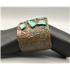 Image 8 : Unique Copper and Turquoise Bracelet