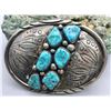 Image 1 : Six Stone Turquoise Belt Buckle