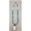 Image 2 : White Buffalo, Turquoise and Shell Necklace