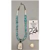 Image 7 : White Buffalo, Turquoise and Shell Necklace