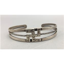 Pre WWII Whirling Logs Bracelet