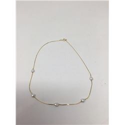 14kt G.P and PerlNecklace 15â€