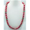 Image 1 : Silver Freshwater Pearl Cubic Zirconia Necklace (~weight 43g), Insurance Value $403 (Estimated Selli