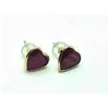 Image 3 : 14K Yellow Gold Ruby Earrings (~weight 1.46g), Appraised Retail $1163 (Estimated Selling Price from 