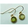 Image 1 : 14K Yellow Gold Zul(2.5ct) Rare Color Changing Earrings, Appraised Retail $1600 (Estimated Selling P