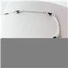 Image 4 : Silver Sapphire(10ct) Necklace (~length 37cm) (~weight 5.34g), Appraised Retail $600 (Estimated Sell