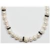 Image 2 : Silver Freshwater Pearl Necklace (~weight 61g), Insurance Value $801 (Estimated Selling Price from $