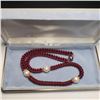 Image 2 : Silver Garnet Pearl Necklace (~weight 39g), Insurance Value $900 (Estimated Selling Price from $60 t