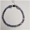 Image 1 : Silver Tanzanite(8.7ct) Bracelet, Suggested Retail Value $1000 (Estimated Selling Price from $150 to