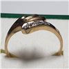 Image 1 : 10K Yellow Gold Diamond Ring, Suggested Retail Value $1500 (Estimated Selling Price from $210 to $42