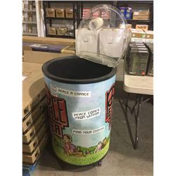 Frosty Pause Peace Tea Cooler with Casters