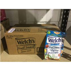 Case of Welch's Fruit Snacks (48 x 60g)