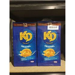 Kraft Dinner Original (12 x225g) Lot of 2