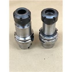 (2) ACCUPRO & LYNDEX HSK63A ER32-4.00" COLLET CHUCK
