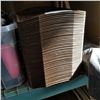 Image 1 : LOT OF BROWN SERVING TRAYS