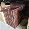 Image 1 : 17 BROWN PARTS BINS