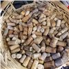 Image 2 : WICKER BASKET OF CORKS