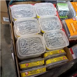 TRAY OF 1-3/4" FENCE STAPLES