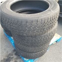 SET OF 4 NORDIC WINTER GOOD YEAR TIRES 235/55 R18