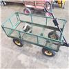 Image 2 : GREEN METAL DROP SIDE WAGON