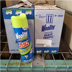 2 BOXES OF WOOL LITE SPRAY CARPETM RUG, AND UPHOLSTRY CLEANER