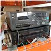 Image 1 : TEAC A-103 CASSETTE DECK AND ADVANCE TECHNOLOGY RECEIVER 2 TECHNICS TAPE DECK AND RECEIVER