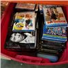 Image 2 : RED TOTE OF OVER 120 DVDS AND BLUERAYS