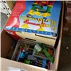 Image 2 : LARGE BOX OF THOMAS THE TRAIN TRACK AND TRAINS AND CAST MARBLE WORKS