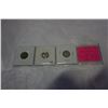 Image 3 : SET OF 3 NEWFOUNDLAND 1943 COINS 10c, 5c .925 SILVER AND 1943 CENT