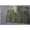 Image 2 : 5 1954 RYE 1 DOLLAR BILL