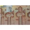 Image 2 : 5 1986 2 DOLLAR BILLS