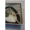 Image 2 : PEARLS AND 2 STONE BUDDAHS