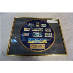MAN IN SPACE STORY PLATE