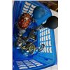 Image 2 : LOT OF METAL BELLS, EGG JEWELLERY BOX, AND HORNS