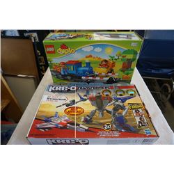 KREO TRANSFORMER STARSCREAM SET AND DUPLO TRAIN SET