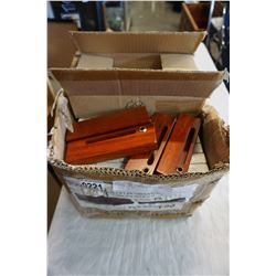 BOX OF NEW FOUNTAIN PENS AND WOODEN CASES